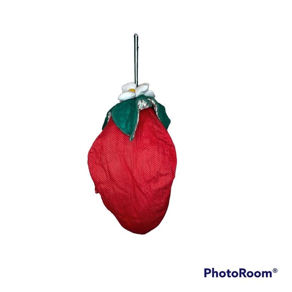 VINTAGE 1980s HANDMADE STRAWBERRY SHORTCAKE LARGE STRAWBERRY CARRYING CASE - Picture 2 of 6